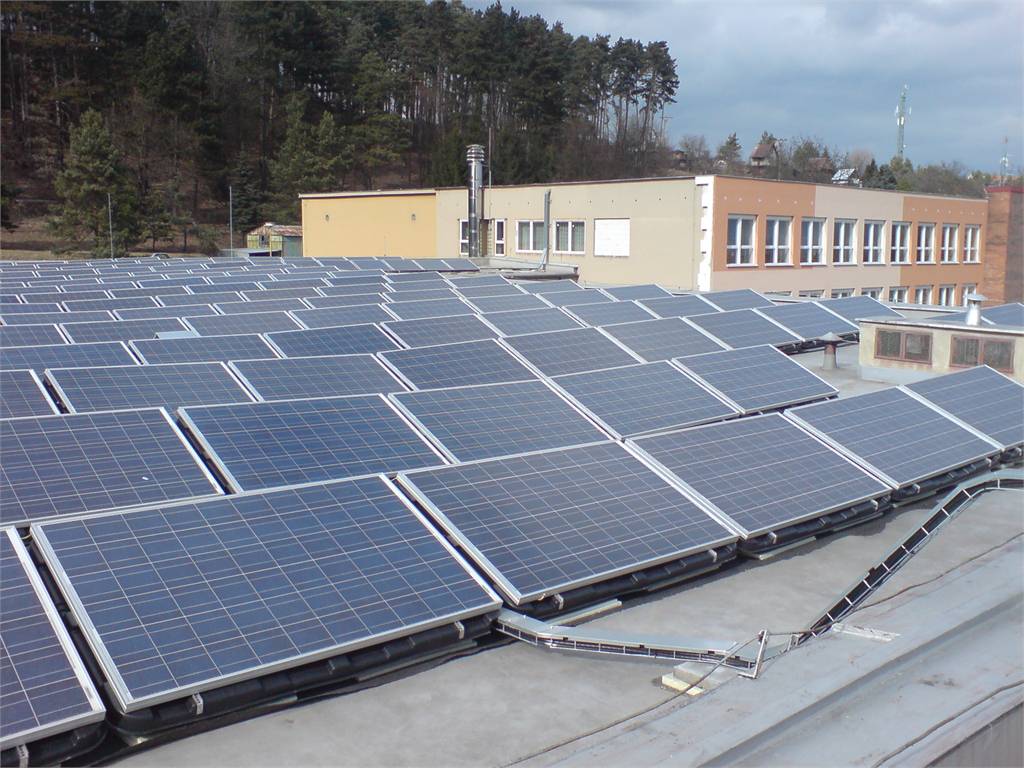 Instalace fotovoltaického systému pro výrobu elektřiny - město Velké Opatovice